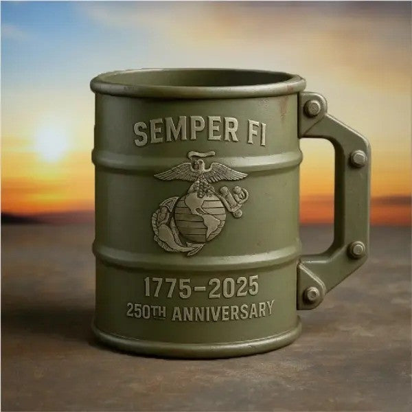 250-Year Commemorative Industrial-Style Mug – 12oz Printed Cup