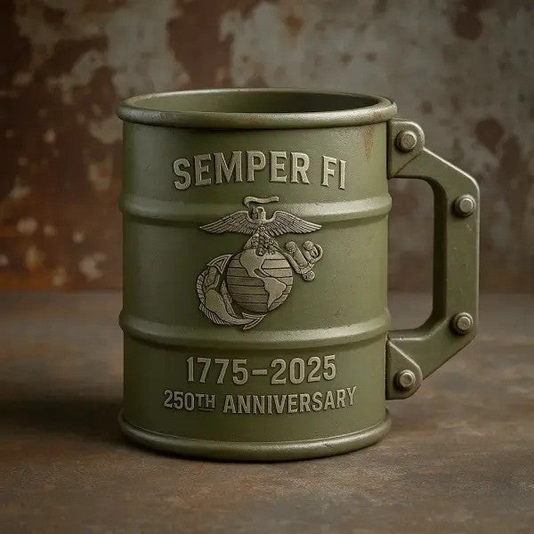 250-Year Commemorative Industrial-Style Mug – 12oz Printed Cup