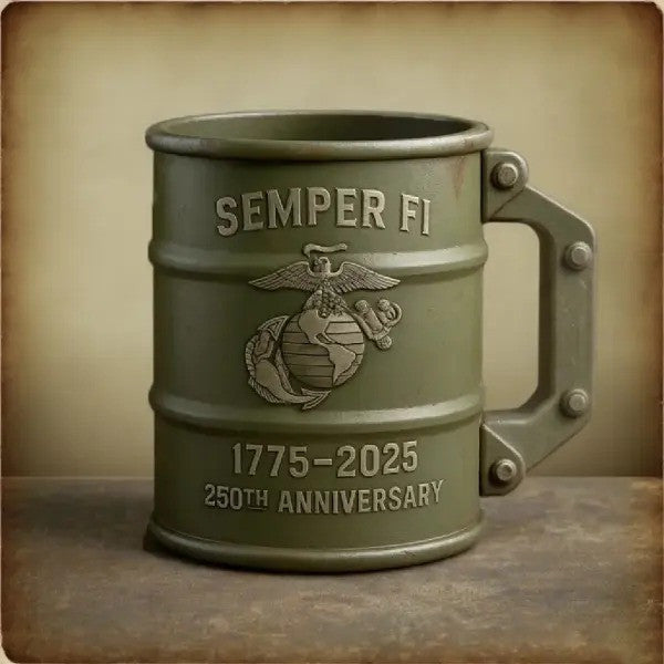 250-Year Commemorative Industrial-Style Mug – 12oz Printed Cup