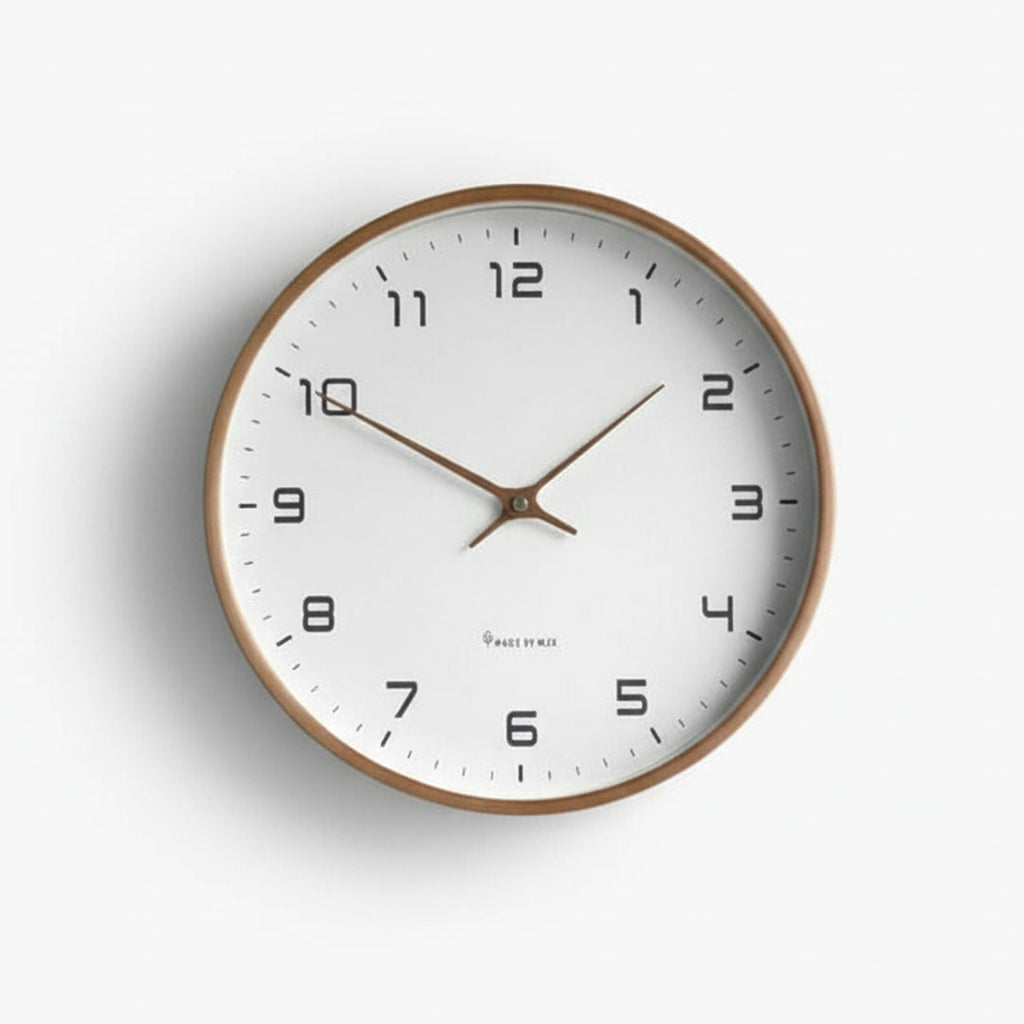 Wooden Wall Clock – Minimalist Style – Silent Movement