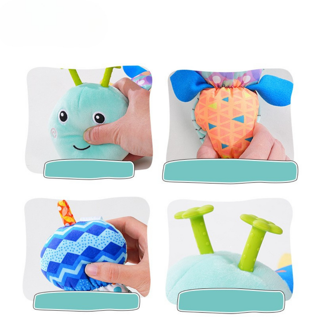 Musical Baby Caterpillar Toy - Interactive Plush for Sensory Development and Motor Skills