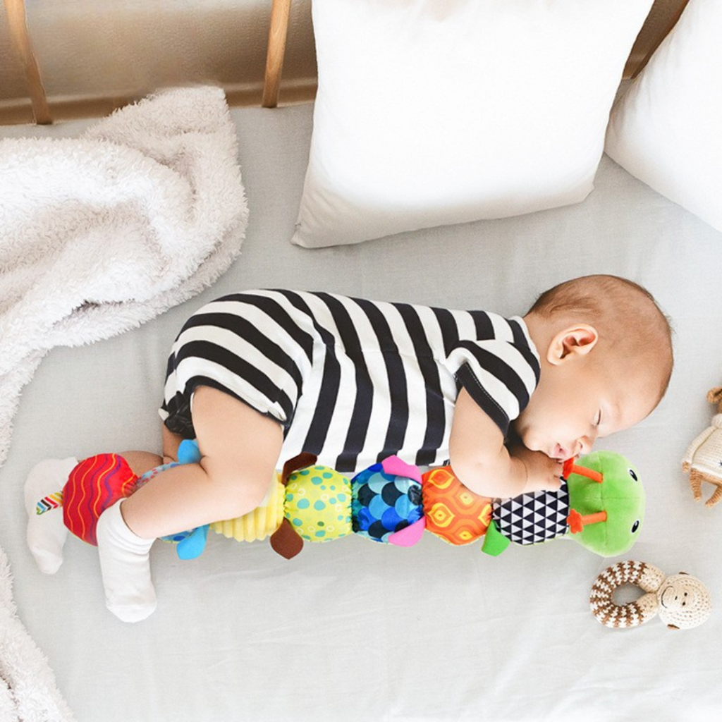 Musical Baby Caterpillar Toy - Interactive Plush for Sensory Development and Motor Skills