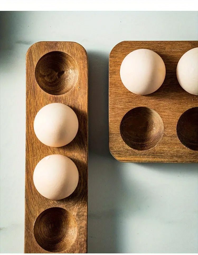 Acacia Wooden Egg Tray