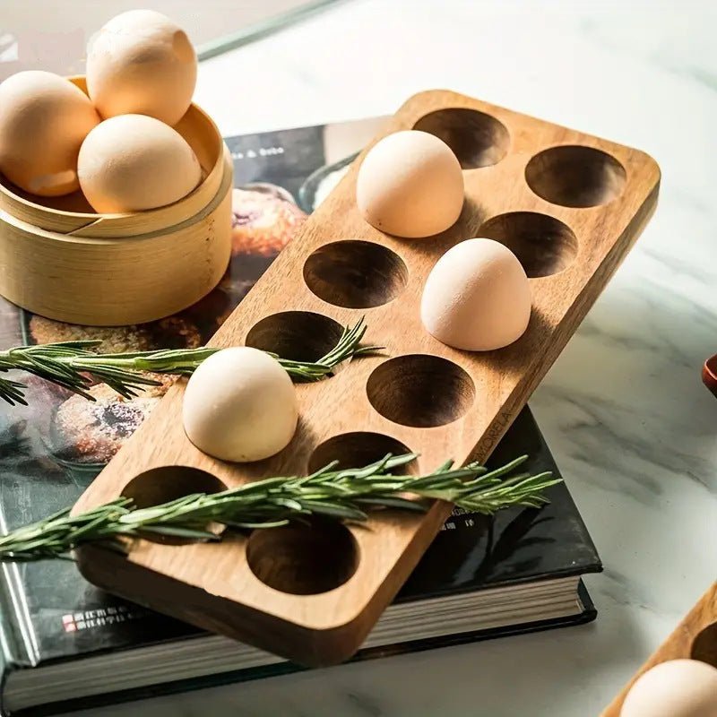 Acacia Wooden Egg Tray