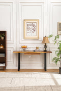 Live Edge Walnut Console Table for Entryway or Sofa