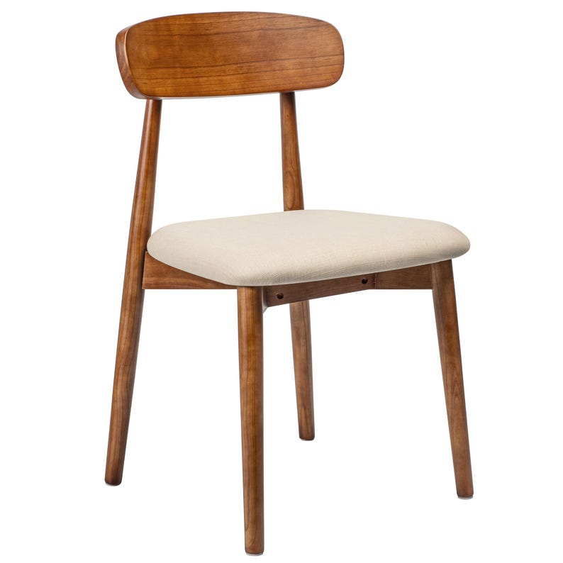 Modern Ash Wood Dining Chair with Minimalist Design