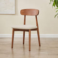 Modern Ash Wood Dining Chair with Minimalist Design