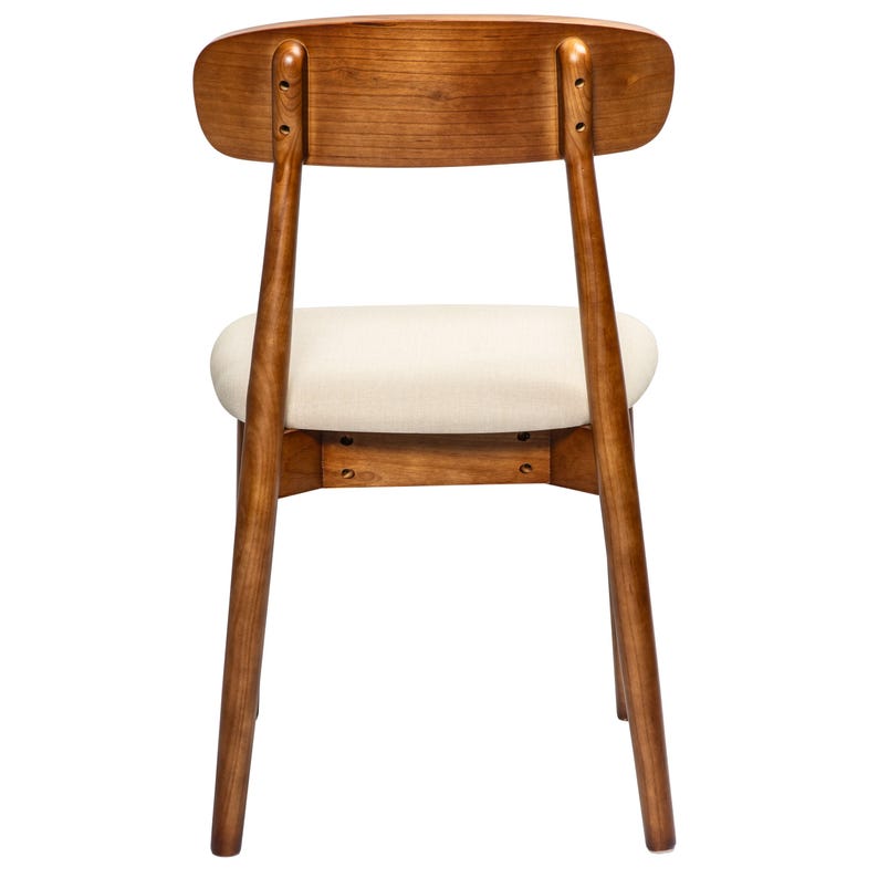Modern Ash Wood Dining Chair with Minimalist Design