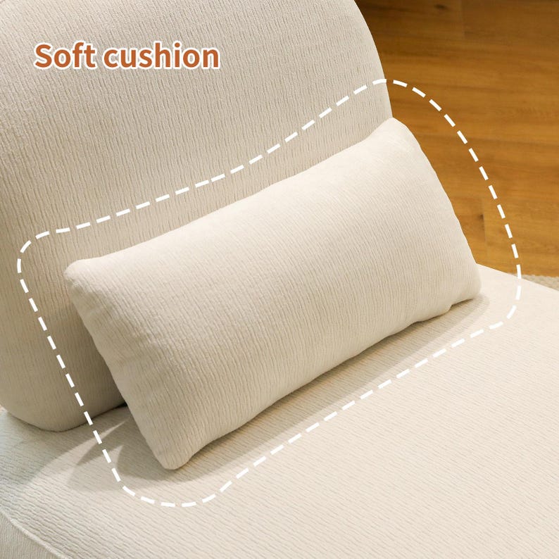 Nordic Velvet Lounge Chair – Cozy Accent Chair with Wood Legs