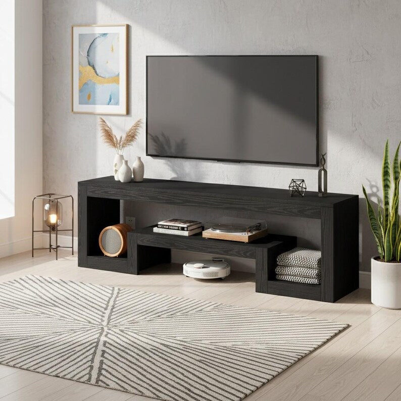 63-Inch Farmhouse TV Stand for 55-75 Inch TVs